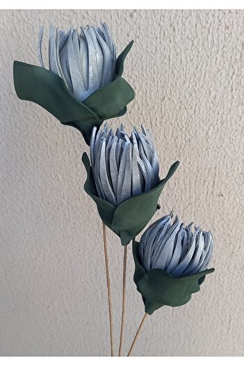 kutmen Decorative Tiny Engınar Intermediate Branch 3 Pieces Eva (Artificial Flower