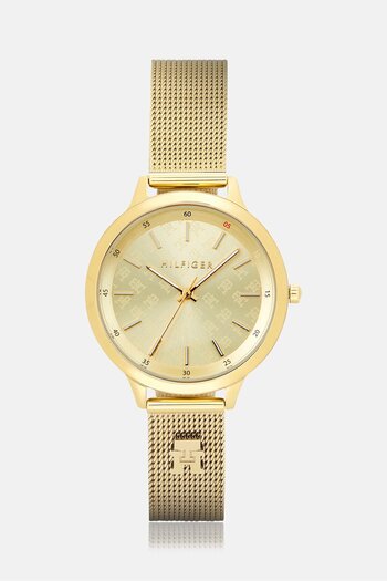 Tommy Hilfiger Women 1782588 Iris Quartz Stainless Steel Watch, Gold