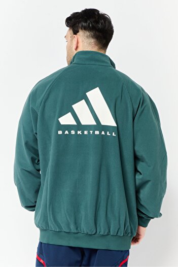 adidas Men Sportswear Fit Long Sleeves Training Jacket, Green