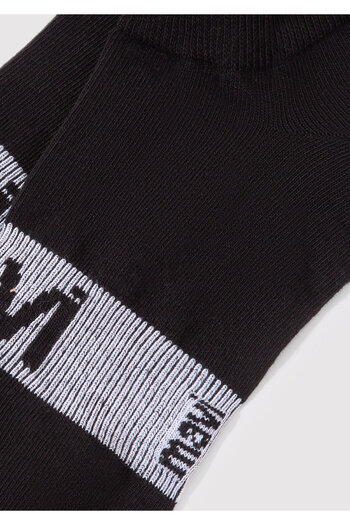 Mavi Logo Printed Black Booties Socks 0911330 -900