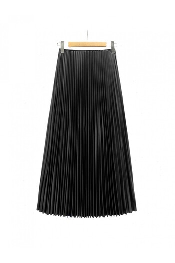 HİJABAYA Pleated Waist Elastic Skirt