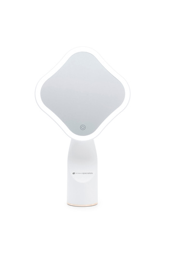 RİO BEAUTY Rio Mmif Cosmetic Mirror, Led Ring Lighting, 360° Rotation, Touch Control, Usb Charging, White