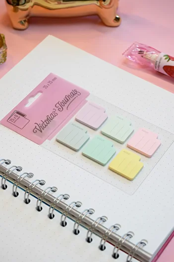 Victoria's Journals 25X25 mm 150 Sheets 6 Colors Pivot Index Cards