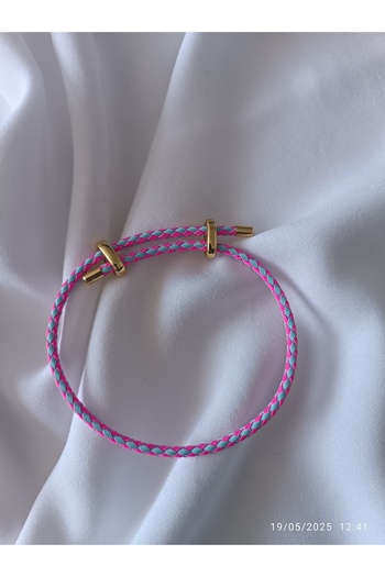 ARİ TAKI Adjustable Bracelet Fuchsia&Blue