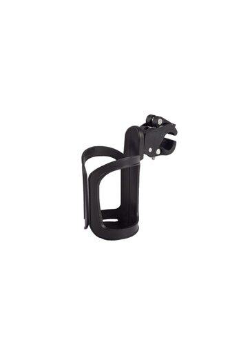 MACVI Macvi® bottle holder with black grip, metal, dimensions 12 cm x 12 cm x 25 cm, maximum stability