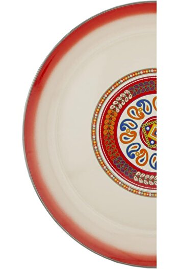 ALSAIF Soup Bowl Ghazar Khuzama by ALSAIF, Multi-colored, 12 inch, Aluminum, Multi-colored