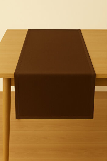Luvora Home Luna Series Velvet Textured Rectangular Runner - Brown