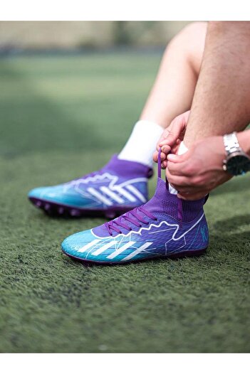 Premier Lig Socks Crampons Grass and Astroturf Football Shoes Adult Shoes