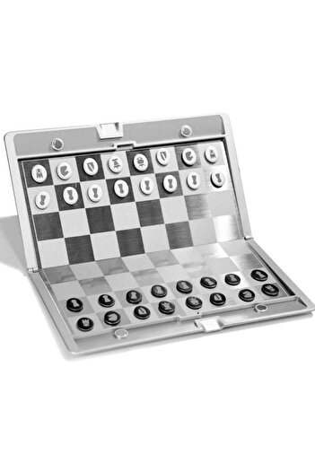 Generic Vitacelli Foldable MINI Magnetic Chess Set Portable Wallet Pocket Chess Board Games