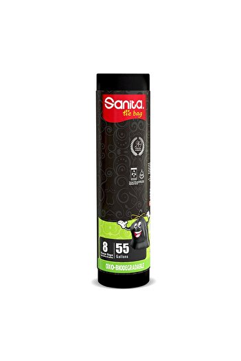 Generic Sanita Club Trash Bags - 55 Gallons - 8 Bags