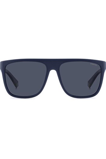 Polaroid Ochelari de soare polarizați pentru bărbați Pld 2162/s Fll/c3 56, plastic, albastru, 56 mm