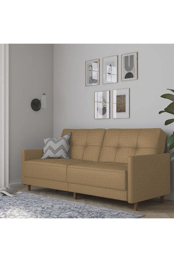 Lazy Vibes comfort | 2 In 1 Sofabed Linen Upholstered
