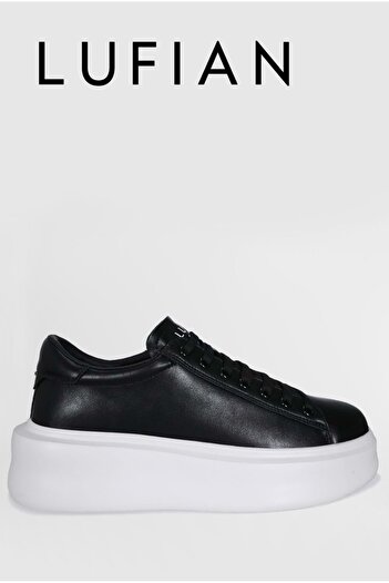 Lufian Ανδρικά δερμάτινα παπούτσια Sneaker Gage Μαύρα