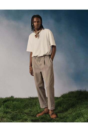 AMERICAN EAGLE AE Flex Pleated Pull-On Easy Pant