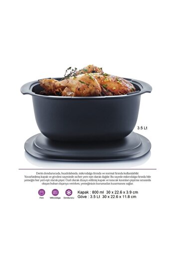 Tupperware Ultra Pro Oven Baking Storage Containers 3.5 Lt