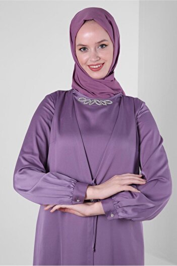 Alvina SATIN JUMPSUIT 43580 WITH FRONT TIE DETAIL