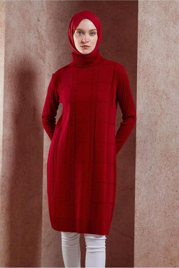 Alvina Throat Collar Knit Tunic 44902