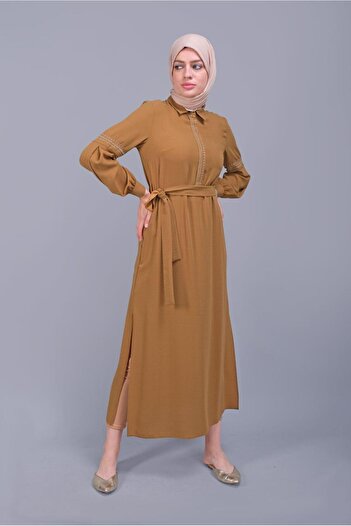 Alvina Belted Embroidered Tunic - Model 40739