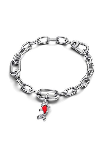 Pandora Kırmızı Murano Camı Koi Balığı Mini Sallantılı Charm