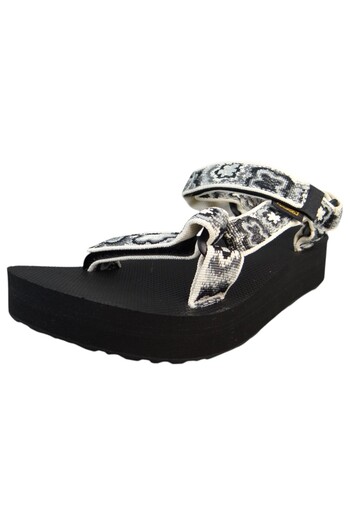 TEVA Damen Trekking Sandalen Sandalen Midform Universal 1090969 Grau Nfl Neon Floral Black Polyester Mit