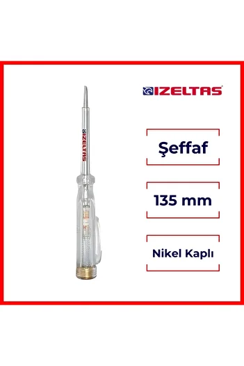 İzeltaş İzeltaş Control Pen, 135 Mm, Electric Current Test, Safe and Sensitive