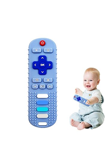 Yelajoy Baby Teething Silicone Toys, Simulation Soft TV Remote Control for Babies
