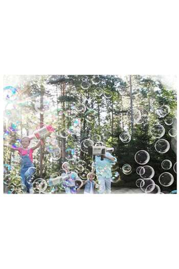 MACVI Macvi® 34-hole soap bubble gun, fun for outdoor activities, Blue