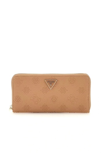 Guess Cresidia SLG Large Zip Around Women's Beige Wallet SWPG9349146-BEI