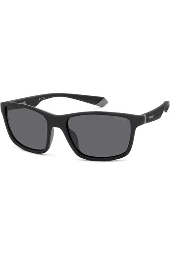 Polaroid Polaroid PLD 2153/S O6W/M9 Men's Polarized Sunglasses, Black, Rectangular, 58 mm