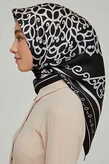Armine Armi̇ne Silk Scarf 8650D (Twi̇ll) (Nostalji̇)-19