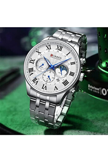 Curren 8427 Men's Stainless Steel Analog Watch – Original Luxury Wrist Watch