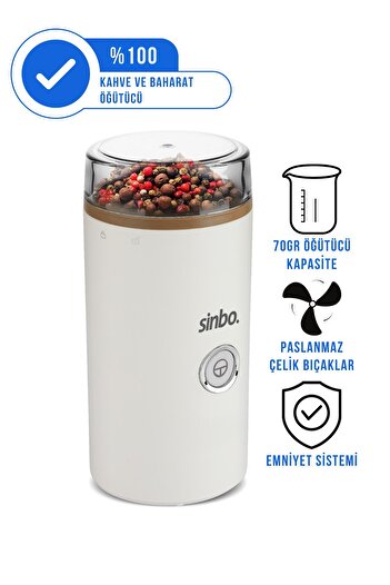Sinbo Scm-2980 Kahve Baharat Öğütme Makinesi