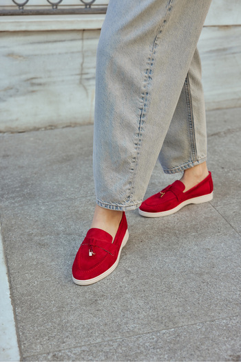 MİLAYA SHOES أحذية كارمن سويد اليومية للنساء