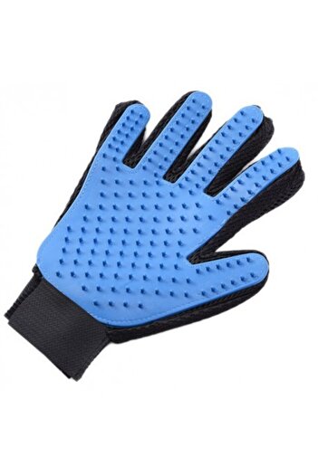 zola Brushing glove for dogs and cats, black-blue