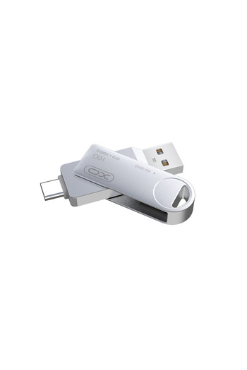 Xo Dk03 256Gb Metal Body Protective Design Usb+Usb-C Memory Flash Disk