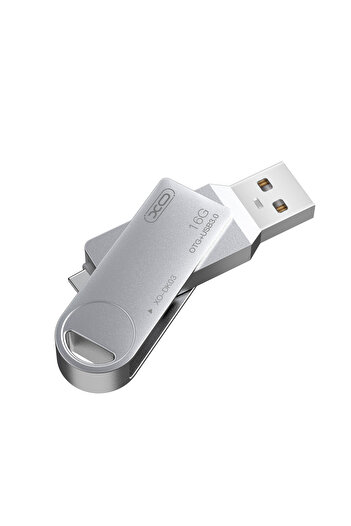 Xo Dk03 256Gb Metal Body Protective Design Usb+Usb-C Memory Flash Disk