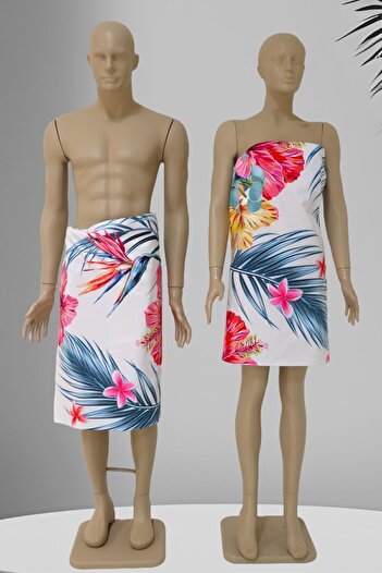 AİRYCOT Plaj Havlusu Beach Flower