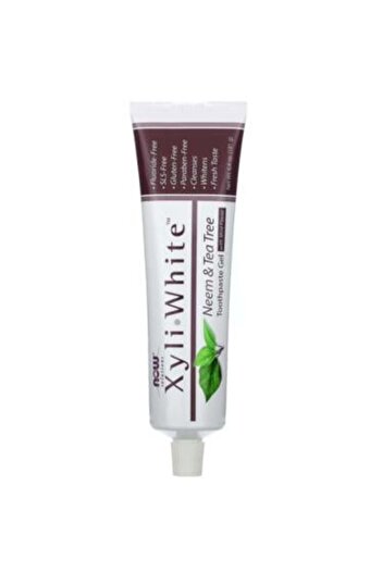 Now XyliWhite Toothpaste Gel Neem & Tea Tree Flavor by NOW, 181g