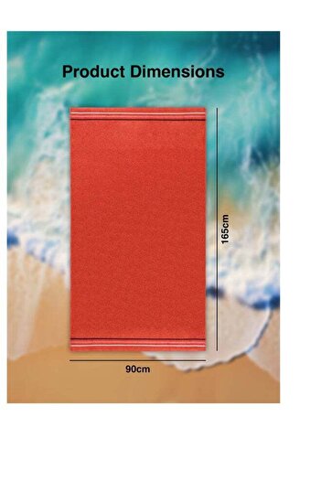 Generic 2 Piece Bath Towel 450 GSM 100% Cotton Terry 90x165 cm -Soft Feel Super Absorbent Quick Dry