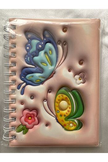 PARLAK EVREN 3D Butterfly Patterned Memory Book