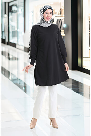 sefamerve Basic Tunik 1120-05 Siyah