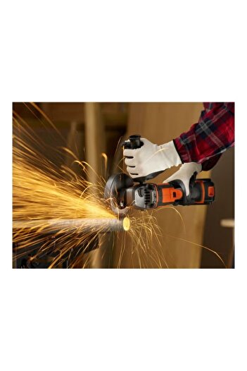 Black&Decker Cordless Angle Grinder Power Tool 18v 125mm Bcf720n-xj Orange/black 125mm
