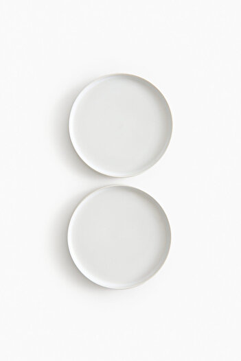 H&M 2’li Orta Boy Stoneware Tabak