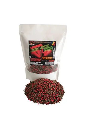 Aqua Pelete AquaCarp Legend Method Feeder 2&4mm Capsuni 1.5kg