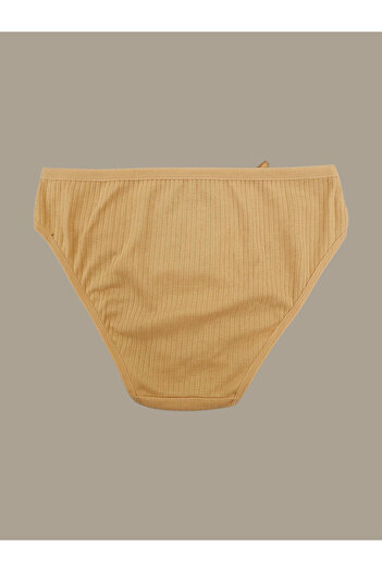 GÜMÜŞ Ribbed Panties - Skin Color