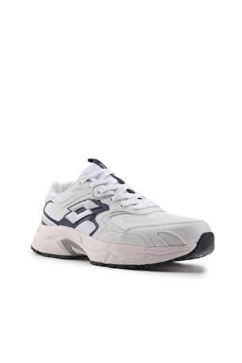 Lotto Daily Comfortable Lace-Up Running Shoes White Blue