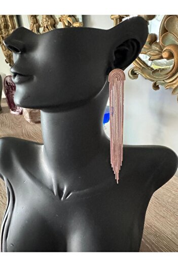misstakıjewerly Steel Hanging Special Design Earrings