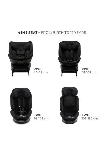 Kinderkraft Autosedačka Xpedition 3 I-Size 40-150 cm, černá