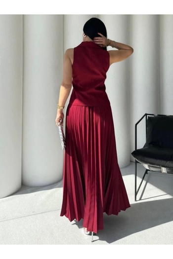 Silerra Skirt Vest Suit