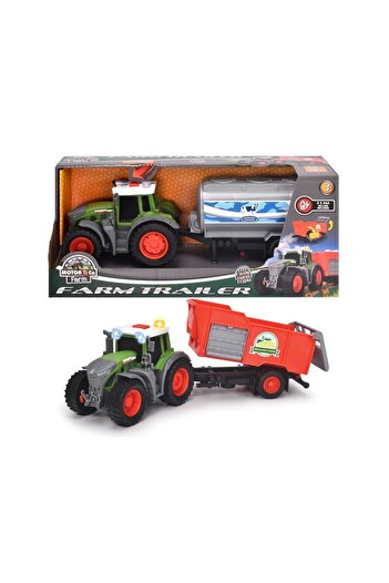 Simba Traktor Dickie Fendt s přívěsem